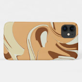 ブラウンコーヒースワール Case-Mate iPhoneケース (裏面(横))