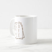 ブラウンコーヒーチータ コーヒーマグカップ (正面左)