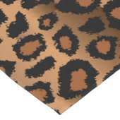 ブラウンサファリアニマルヒョウ ショートテーブルランナー (コーナー)