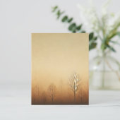 ブラウンサンセット自然秋のスクラップグラデーションブック紙 (スタンド正面)