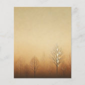 ブラウンサンセット自然秋のスクラップグラデーションブック紙 (正面)