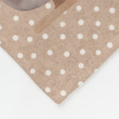 ブラウンサンタインザスリーフリースブランケット フリースブランケット (角)