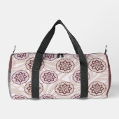 ブラウンサークルスターデザイン ダッフルバッグ (裏面)