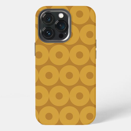ブラウンサークル iPhoneケース (裏面)