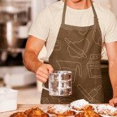 ブラウンシェフベーキングと料理器おもしろいベーカー エプロン