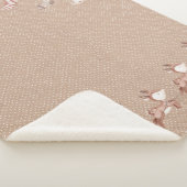 ブラウンシェルパブランケットとサンタとそりの中 シェルパブランケット (3/4)