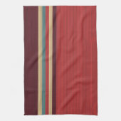 ブラウンシェードストライプ キッチンタオル (縦)