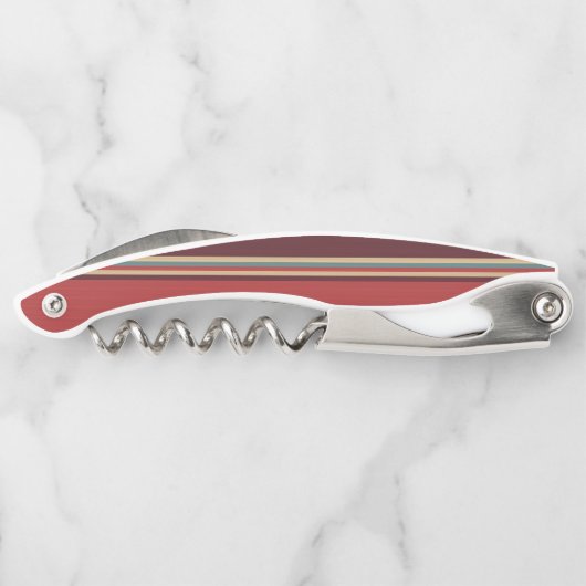 ブラウンシェードストライプ ソムリエナイフ (裏面)