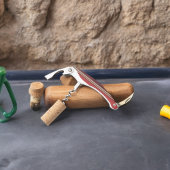 ブラウンシェードストライプ ソムリエナイフ