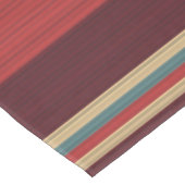 ブラウンシェードストライプ テーブルクロス (アングル)