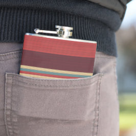 ブラウンシェードストライプ フラスク