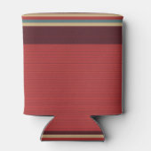 ブラウンシェードストライプ 缶クーラー (裏面)