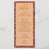 ブラウンシェード秋紅葉フラットメニュー メニュー (正面)