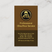 ブラウンシェード金ゴールドショーフ 名刺 (裏面)