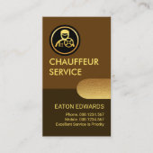 ブラウンシェード金ゴールドショーフ 名刺 (正面)