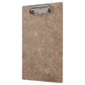 ブラウンシャモアテクスチャプリント クリップボード (左)