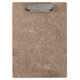 ブラウンシャモアテクスチャプリント クリップボード