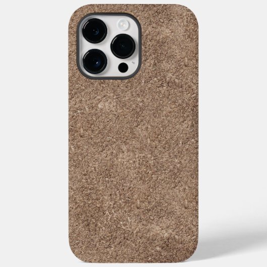ブラウンシャモアテクスチャプリント Case-Mate iPhoneケース (裏面)