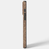 ブラウンシャモアテクスチャプリント Case-Mate iPhoneケース (裏面 / 左)