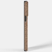 ブラウンシャモアテクスチャプリント Case-Mate iPhoneケース (裏面 / 右)