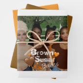 ブラウンシュガーベビーギフトラップ14 ラッピングペーパーシート (インサイチュ)