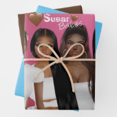 ブラウンシュガーベビーギフトラップ6 ラッピングペーパーシート (インサイチュ)