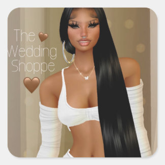 ブラウンシュガーベビーステッカー5 スクエアシール