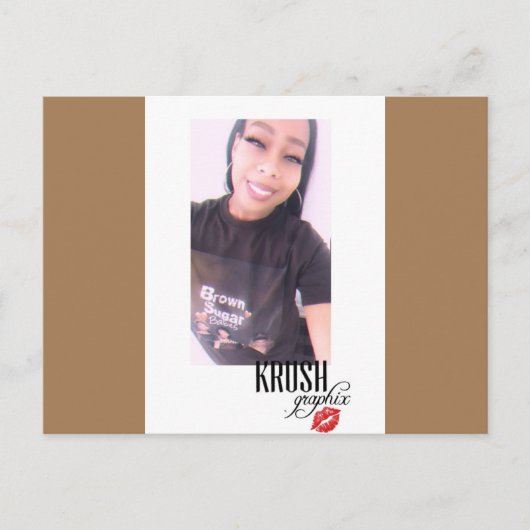 ブラウンシュガーベーズxアフセック新葉書1 ポストカード (正面)