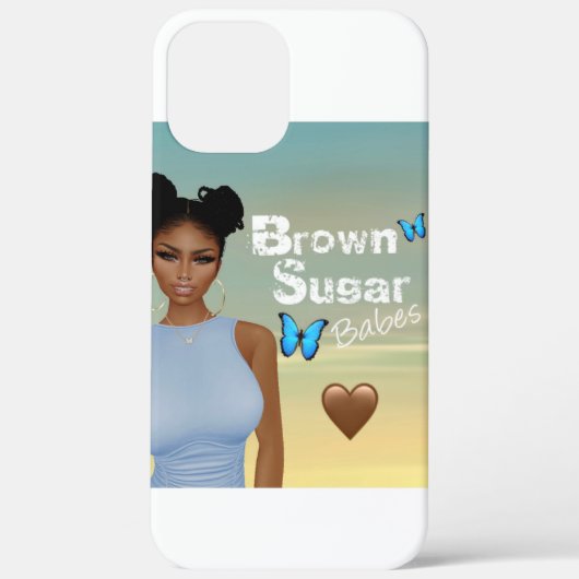 ブラウンシュガーBabes iPhone 12 Pro Maxケース2 Case-Mate iPhoneケース (裏面)