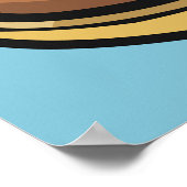 ブラウンシューズ履物ポスター ポスター (角)