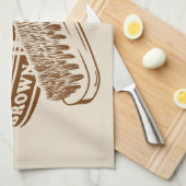 ブラウンシューポーランドスズ キッチンタオル (四つ折り)