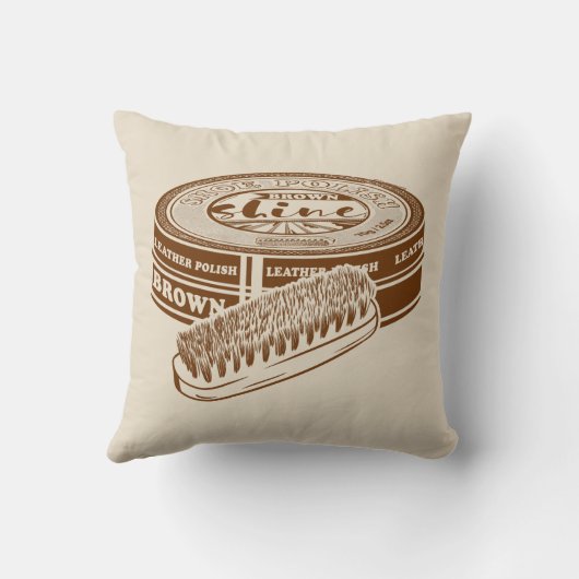 ブラウンシューポーランドスズ クッション (裏面)