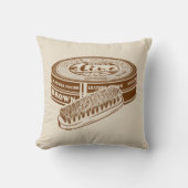 ブラウンシューポーランドスズ クッション (正面)