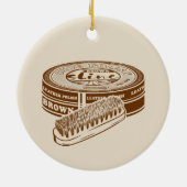 ブラウンシューポーランドスズ セラミックオーナメント (裏面)