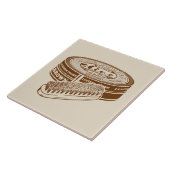 ブラウンシューポーランドスズ タイル (側面)