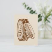 ブラウンシューポーランドスズ ポストカード (スタンド正面)