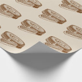 ブラウンシューポーランドスズ ラッピングペーパー (角)