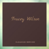 ブラウンシンプルビジネス ウィンドウサイン (シート3)