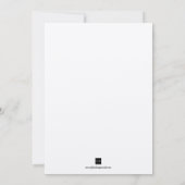 ブラウンシーシェルシンプル結婚式招待状 招待状 (裏面)