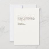 ブラウンシ素朴ック結婚ズ サンキューカード (裏面)