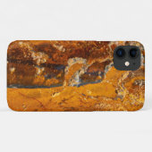 ブラウンジェムストーン石のテクスチャiPhone 11ケース Case-Mate iPhoneケース (裏面(横))
