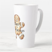 ブラウンジンガーブレッドクッキークリスマス カフェラテマグ (右アングル)