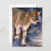 ブラウンスイスカーフ ポストカード (正面/裏面)