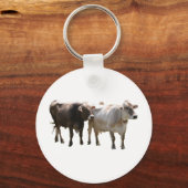 ブラウンスイス牛 キーホルダー (正面)