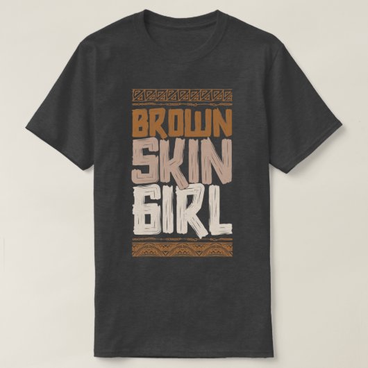 ブラウンスキンガール Tシャツ (デザイン正面)