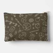 ブラウンスクールの要素鉛筆ケース/バッグ アクセサリーポーチ (裏面)