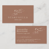 ブラウンスターズエナジーヒーリングハンズ霊気セラピー 名刺 (正面/裏面)