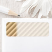 ブラウンストライプの。 ラベル (インサイチュ)