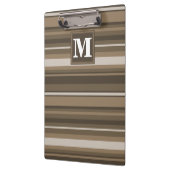 ブラウンストライプ クリップボード (左)