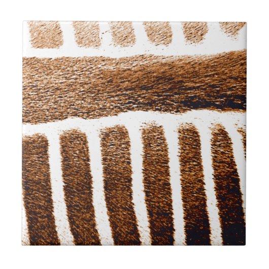 ブラウンストライプ_ タイル (正面)